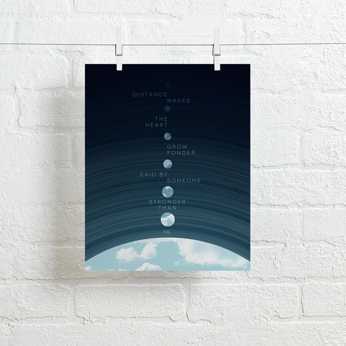 DKLA | Troye Sivan song lyric art print