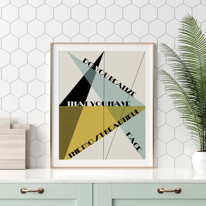 mid-century modern wall decor