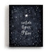 Custom Quote Song Lyrics Art Print - Starry Sky