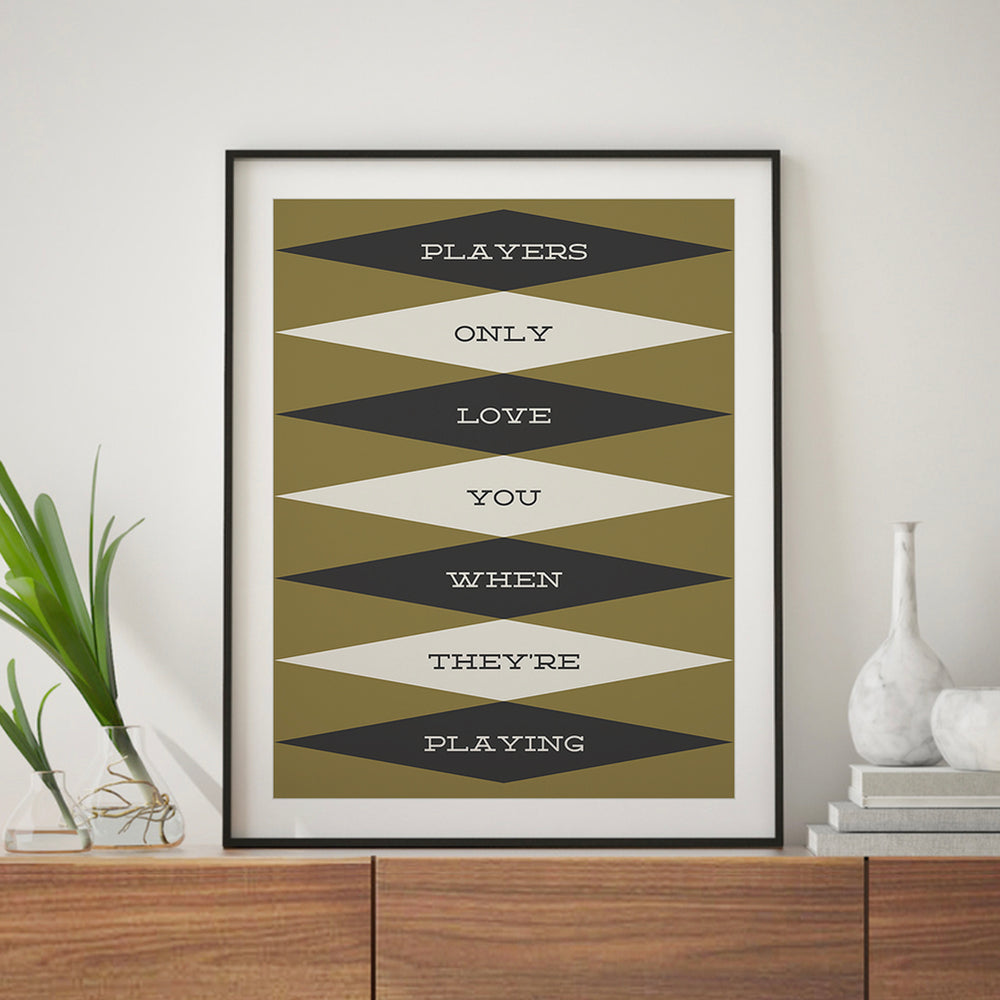 Dreams | Fleetwood Mac - Song Lyrics Art Print Music Poster