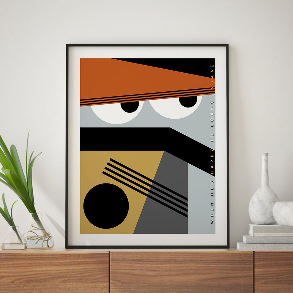 Even Flow | Pearl Jam - Song Lyrics Abstract Art Print