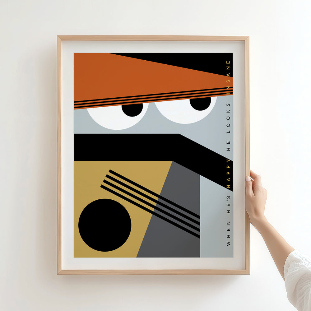 Even Flow | Pearl Jam - Song Lyrics Abstract Art Print