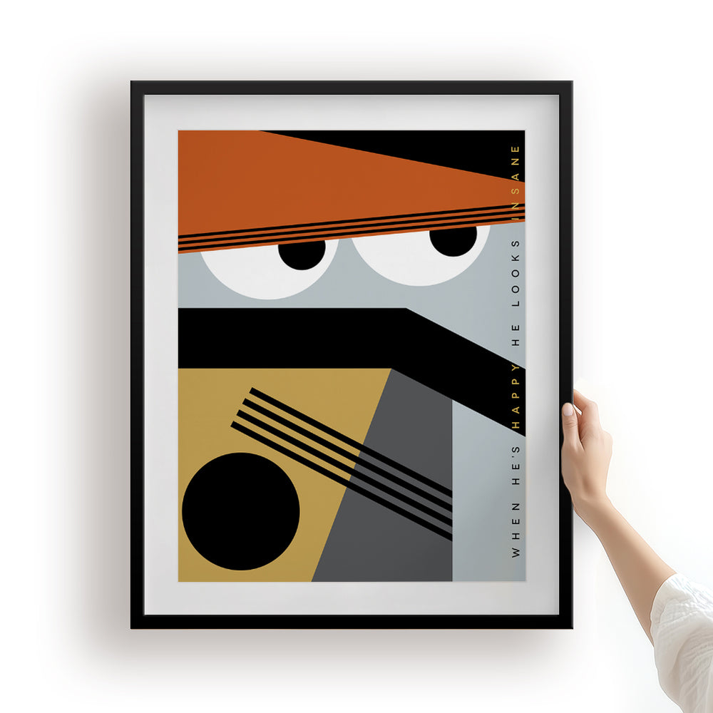 Even Flow | Pearl Jam - Song Lyrics Abstract Art Print