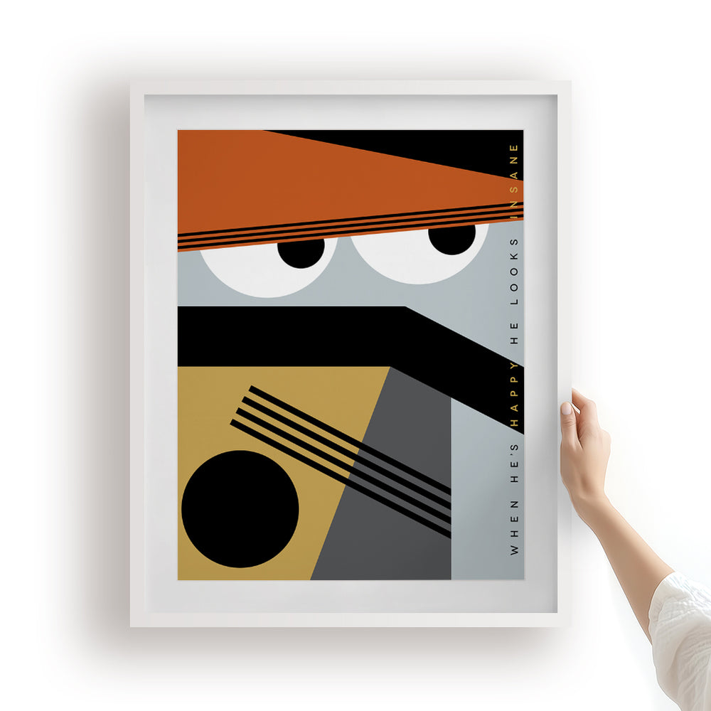 Even Flow | Pearl Jam - Song Lyrics Abstract Art Print