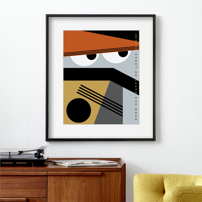 mid-century modern music posters