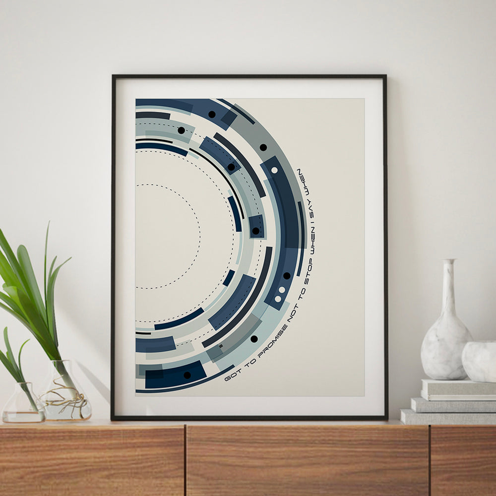 Everlong | Foo Fighters - Song Lyrics Art Print