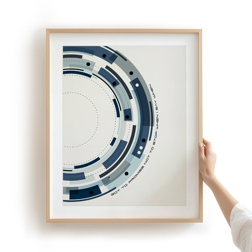 Everlong | Foo Fighters - Song Lyrics Art Print