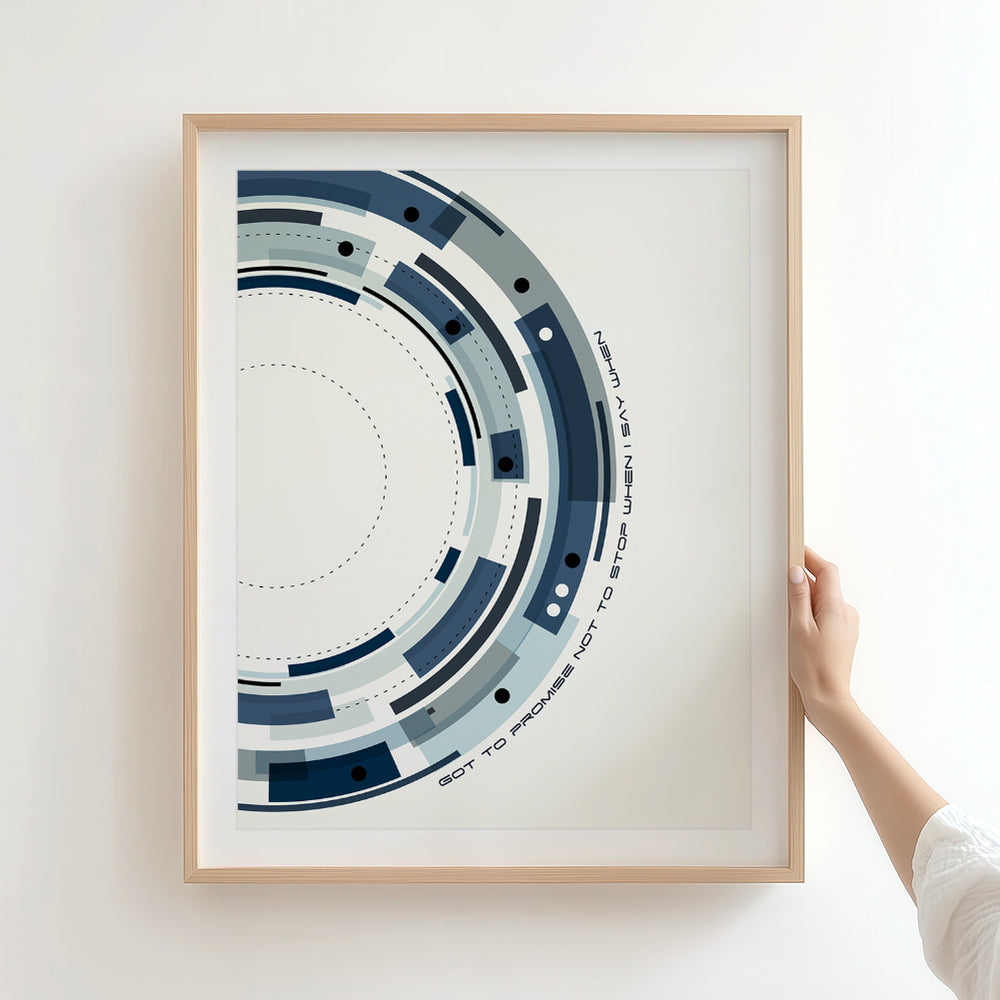 Everlong | Foo Fighters - Song Lyrics Art Print