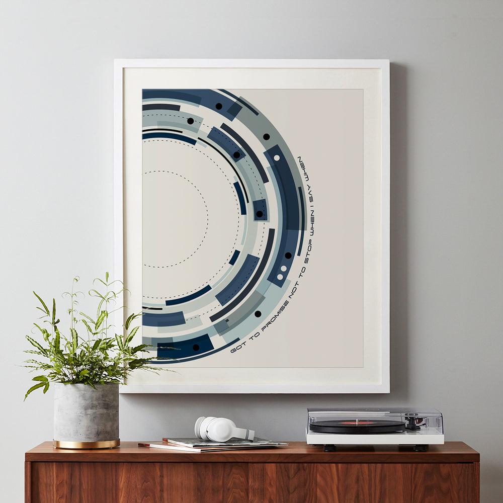 Everlong | Foo Fighters - Song Lyrics Art Print