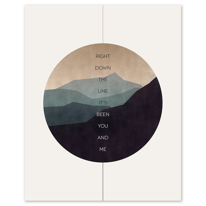 Faithfully | Journey modern music art by Lyrical Artworks