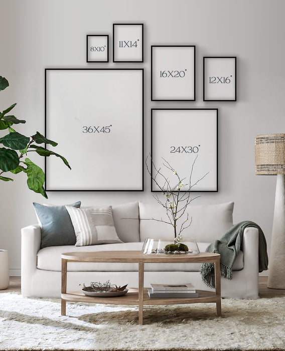 gallery wall sizes
