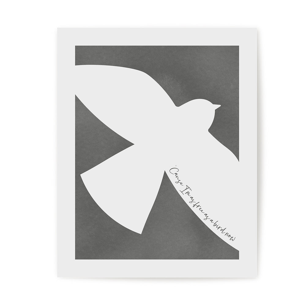 Free Bird | Lynyrd Skynyrd - Song Lyrics Art Print Music Poster