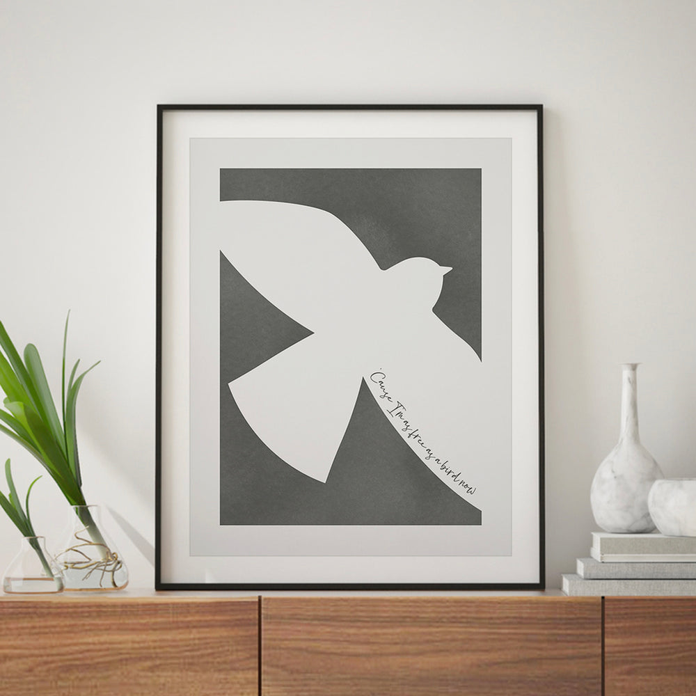 Free Bird | Lynyrd Skynyrd - Song Lyrics Art Print Music Poster