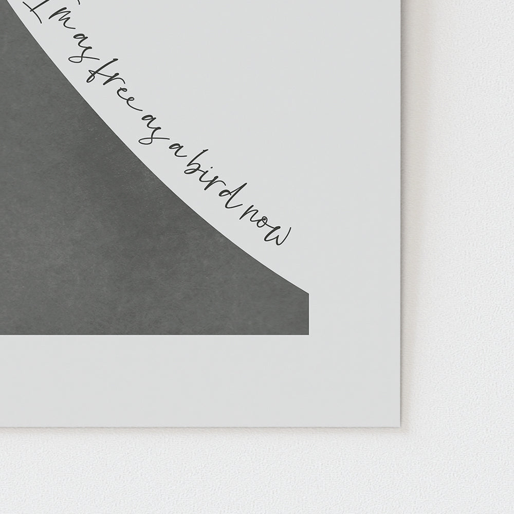 Free Bird | Lynyrd Skynyrd - Song Lyrics Art Print Music Poster