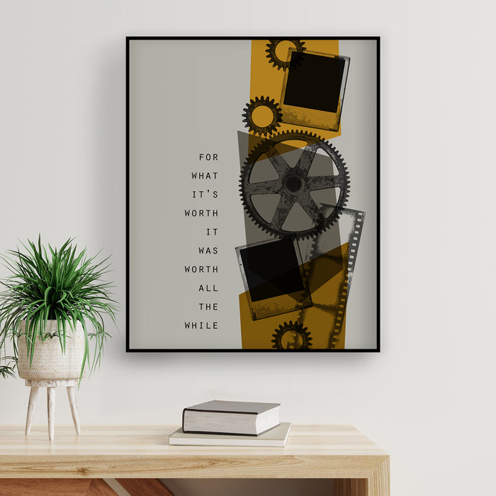 Modern industrial wall art