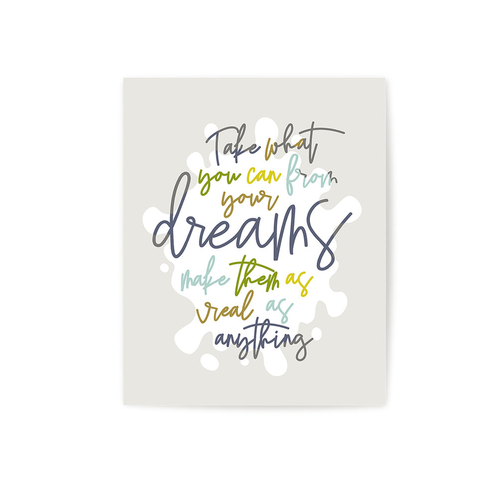 Grey Street | Dave Matthews Band - Song Lyrics Wall Art Print