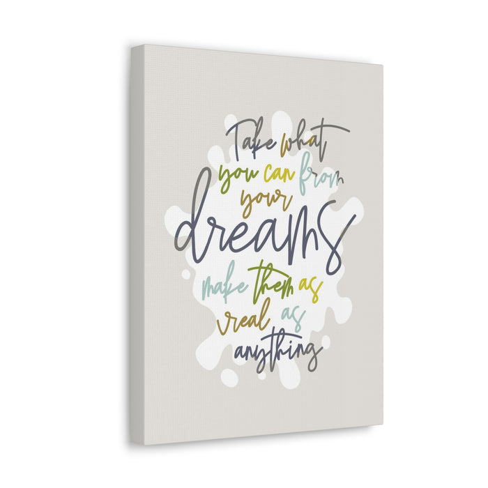 Grey Street | Dave Matthews Band - song lyric canvas wall art