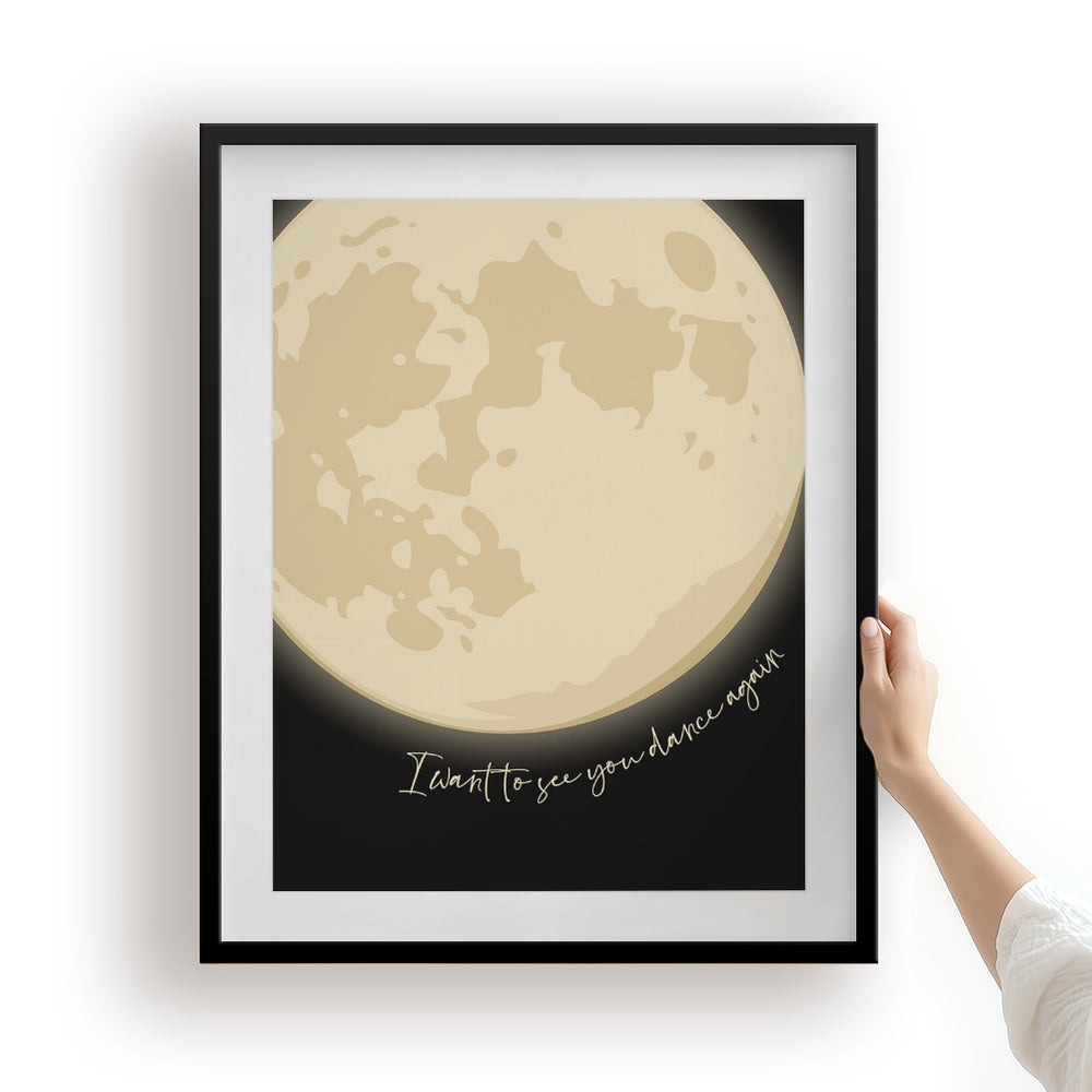 Harvest Moon v3 | Neil Young - Song Lyrics Art Print