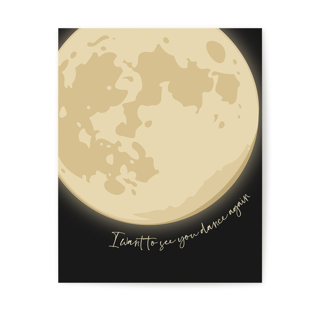 Harvest Moon v3 | Neil Young - Song Lyrics Art Print