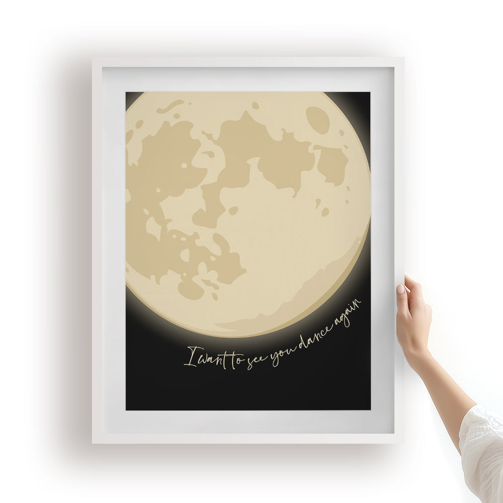 Harvest Moon v3 | Neil Young - Song Lyrics Art Print