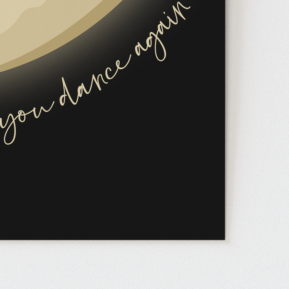 Harvest Moon v3 | Neil Young - Song Lyrics Art Print