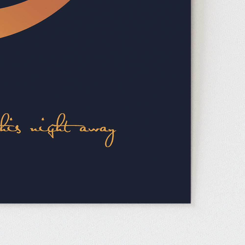 Harvest Moon | Neil Young song lyric art