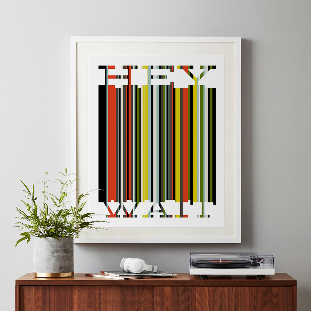 Heart-Shaped Box | Nirvana - Song Lyrics Art Print