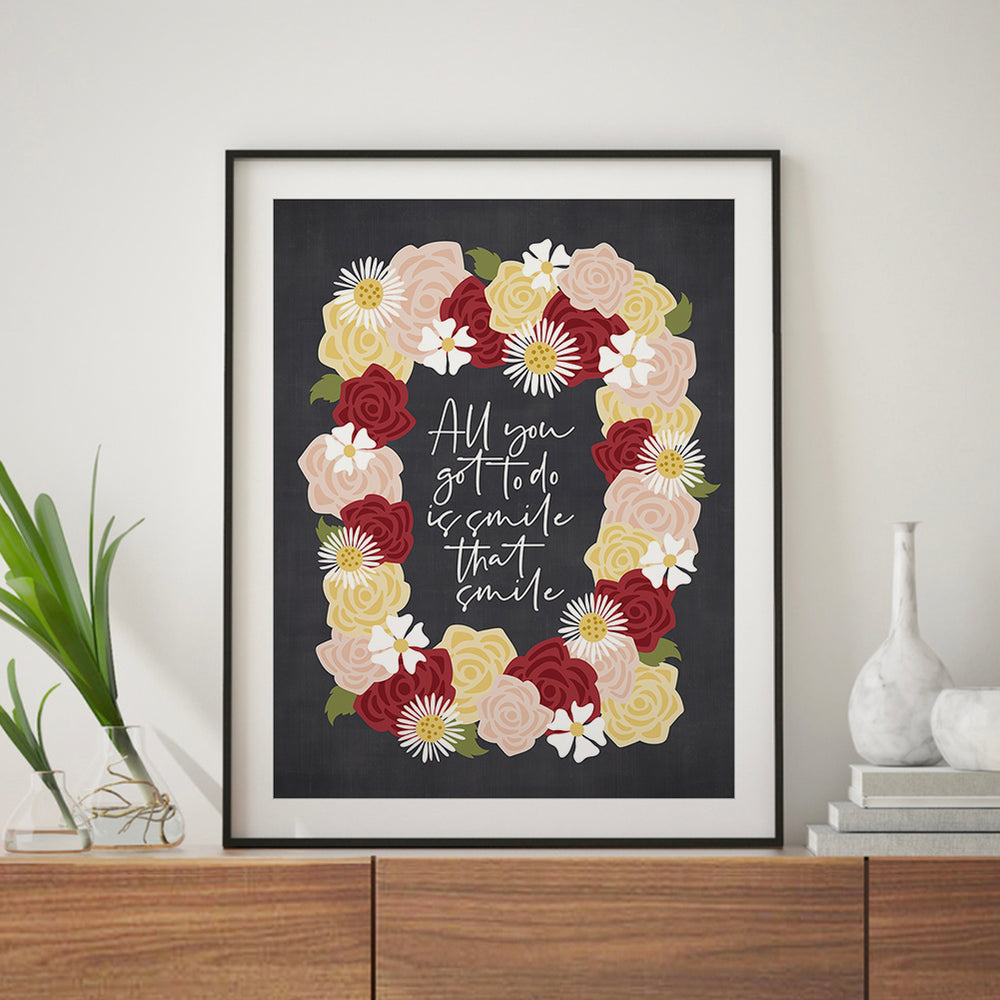 Here You Come Again | Dolly Parton - Song Lyrics Art Print