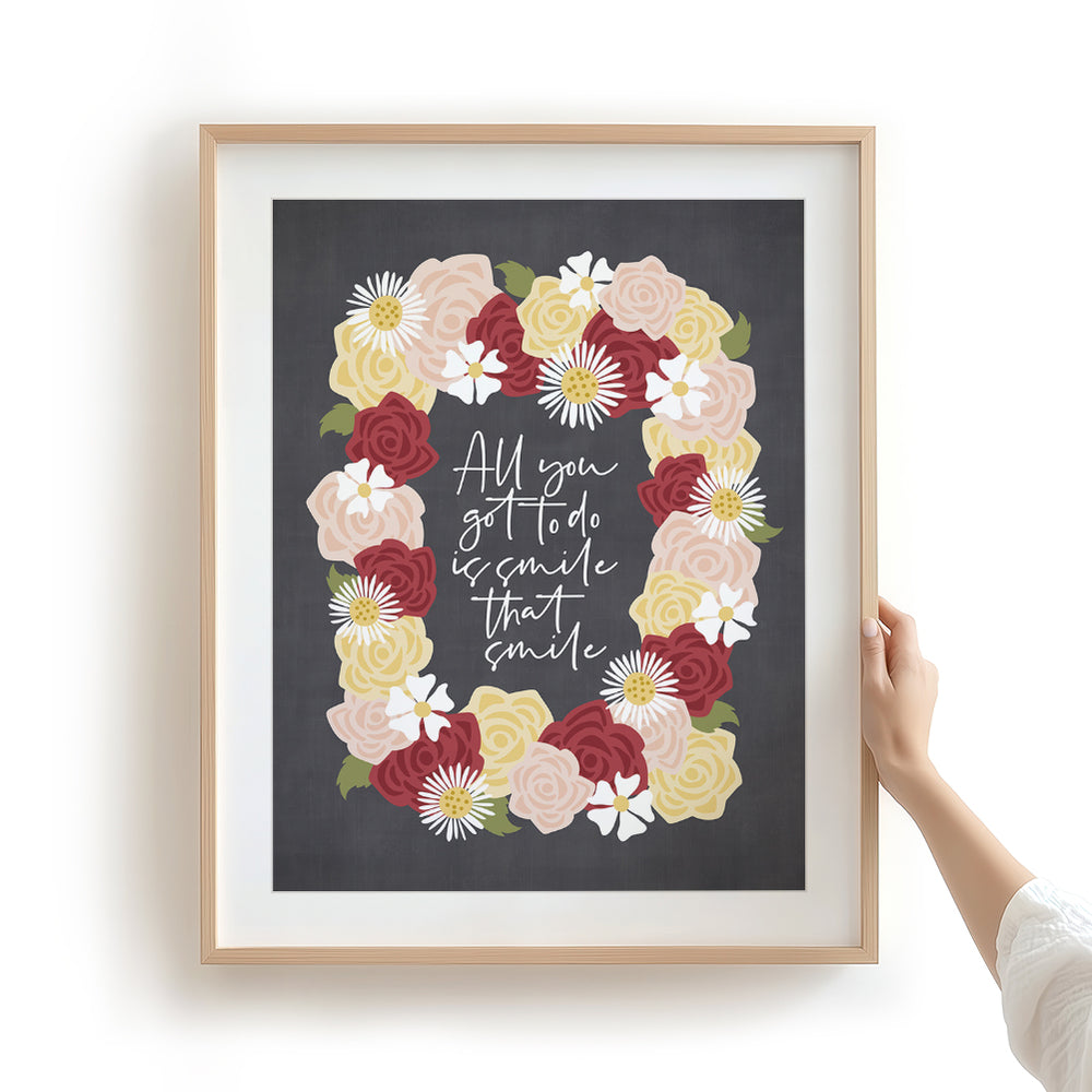 Here You Come Again | Dolly Parton - Song Lyrics Art Print