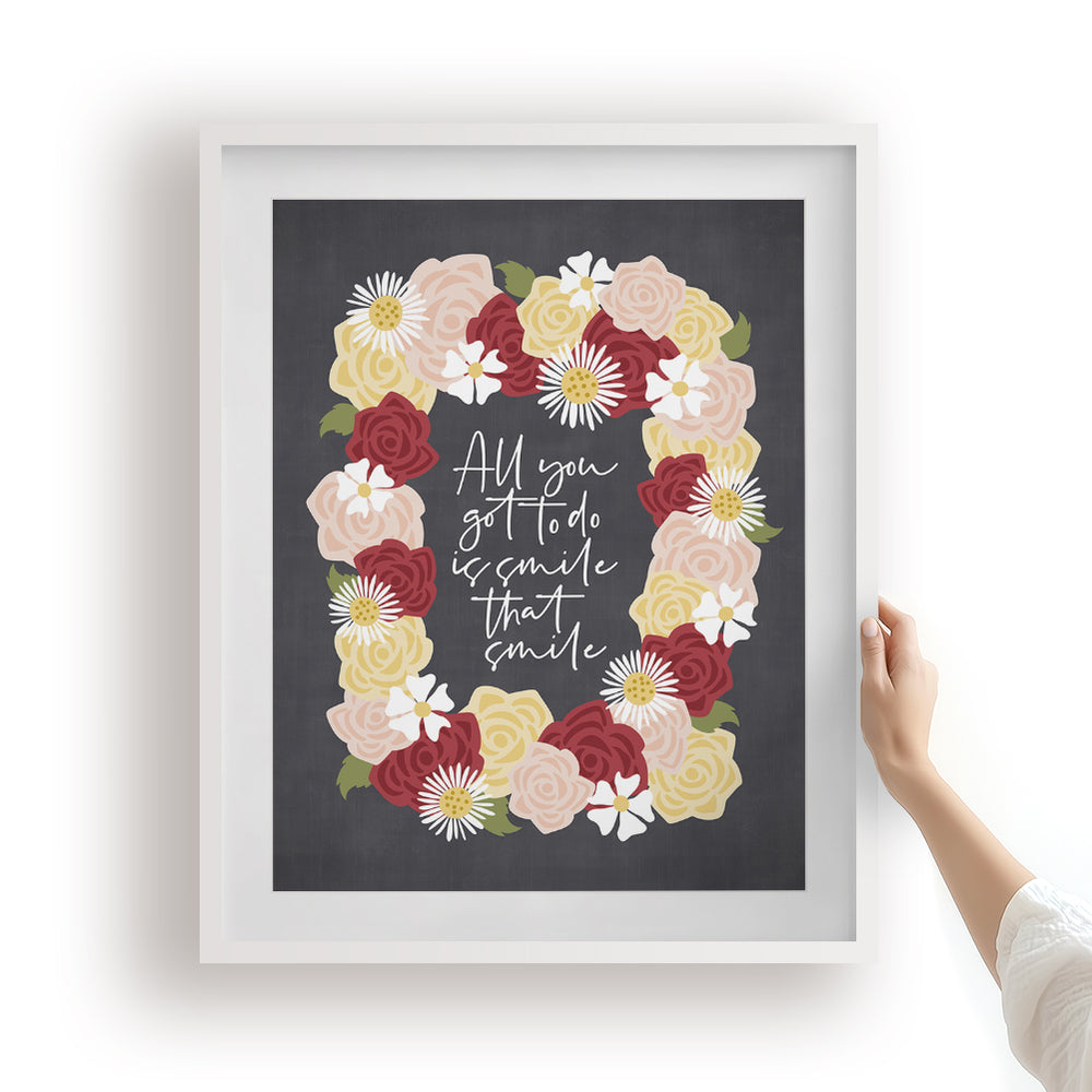 Here You Come Again | Dolly Parton - Song Lyrics Art Print
