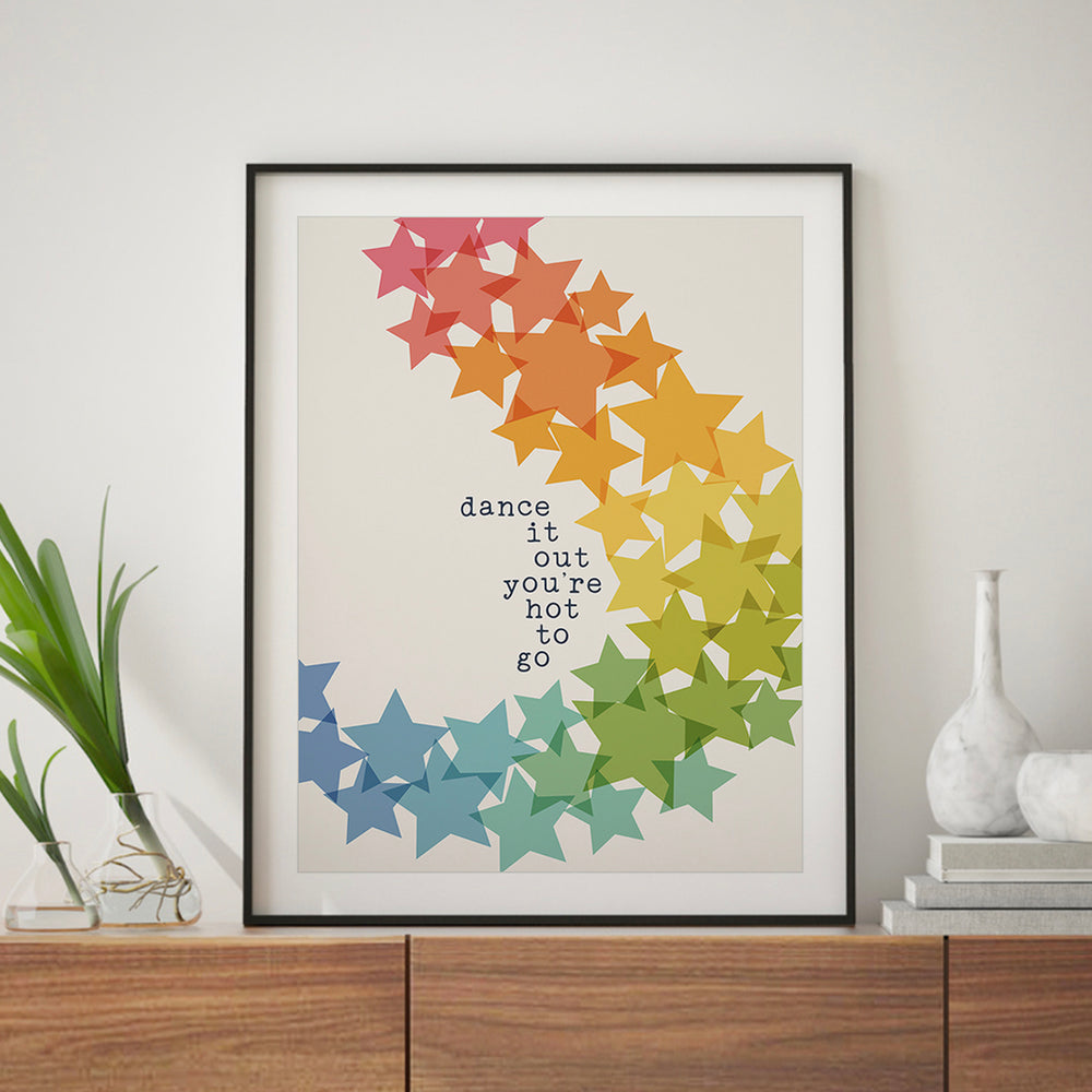 HOT TO GO! | Chappell Roan - Song Lyrics Art Print