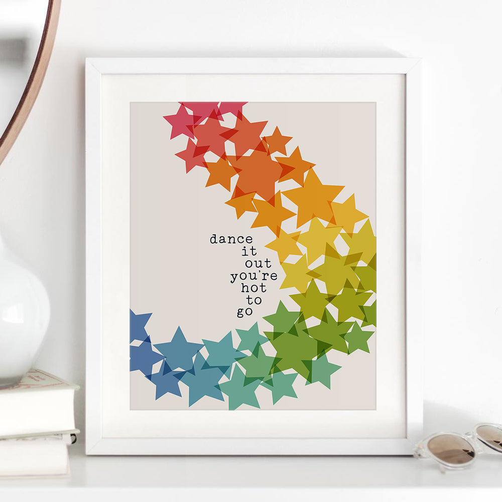 HOT TO GO! | Chappell Roan - Song Lyrics Art Print