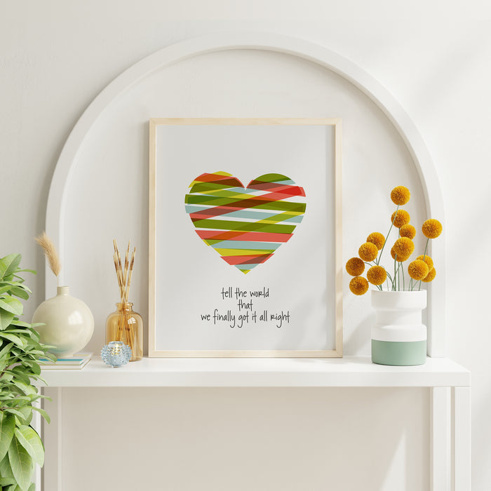 I choose you wall art