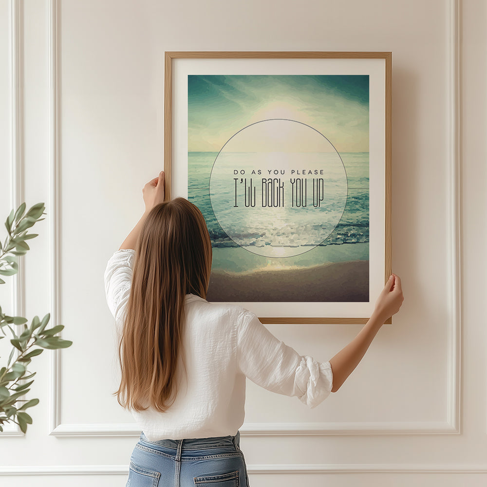 I'll Back You Up | Dave Matthews Band- Song Lyrics Art Print