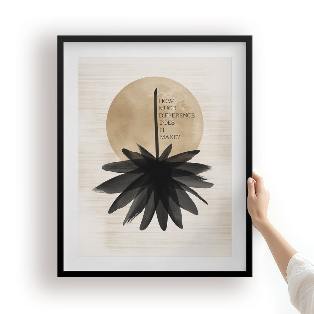 Indifference | Pearl Jam - Song Lyrics Wall Art Print