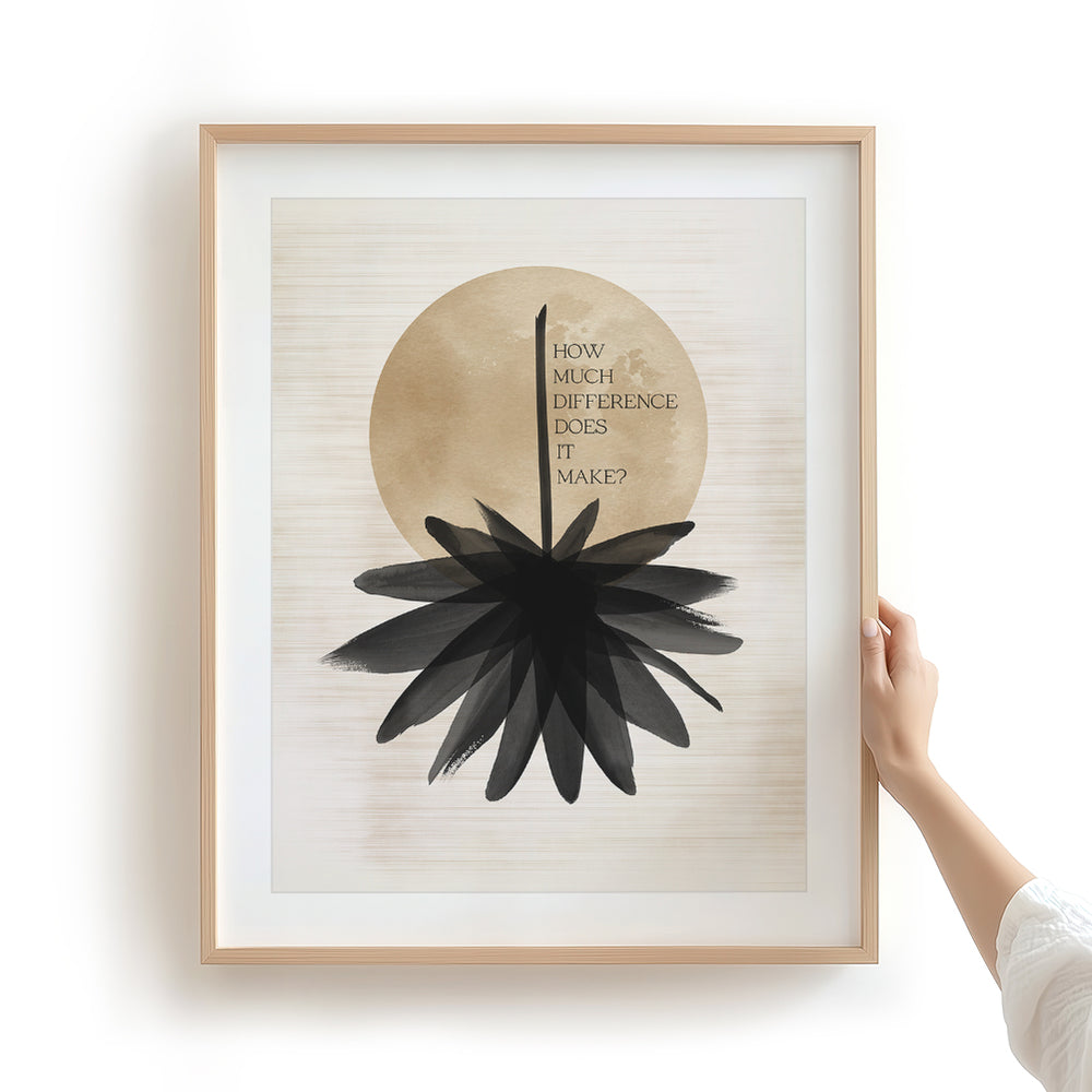 Indifference | Pearl Jam - Song Lyrics Wall Art Print