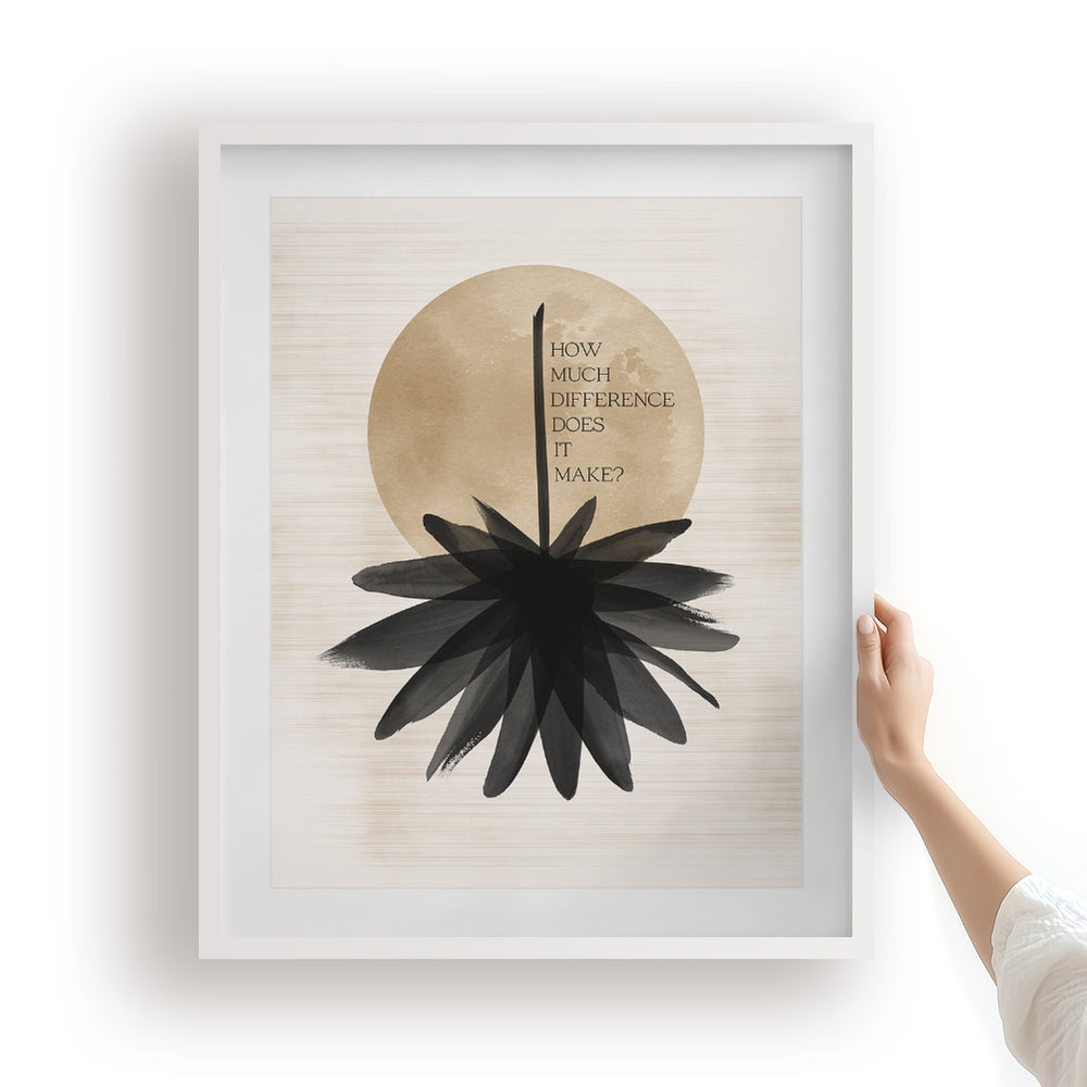 Indifference | Pearl Jam - Song Lyrics Wall Art Print