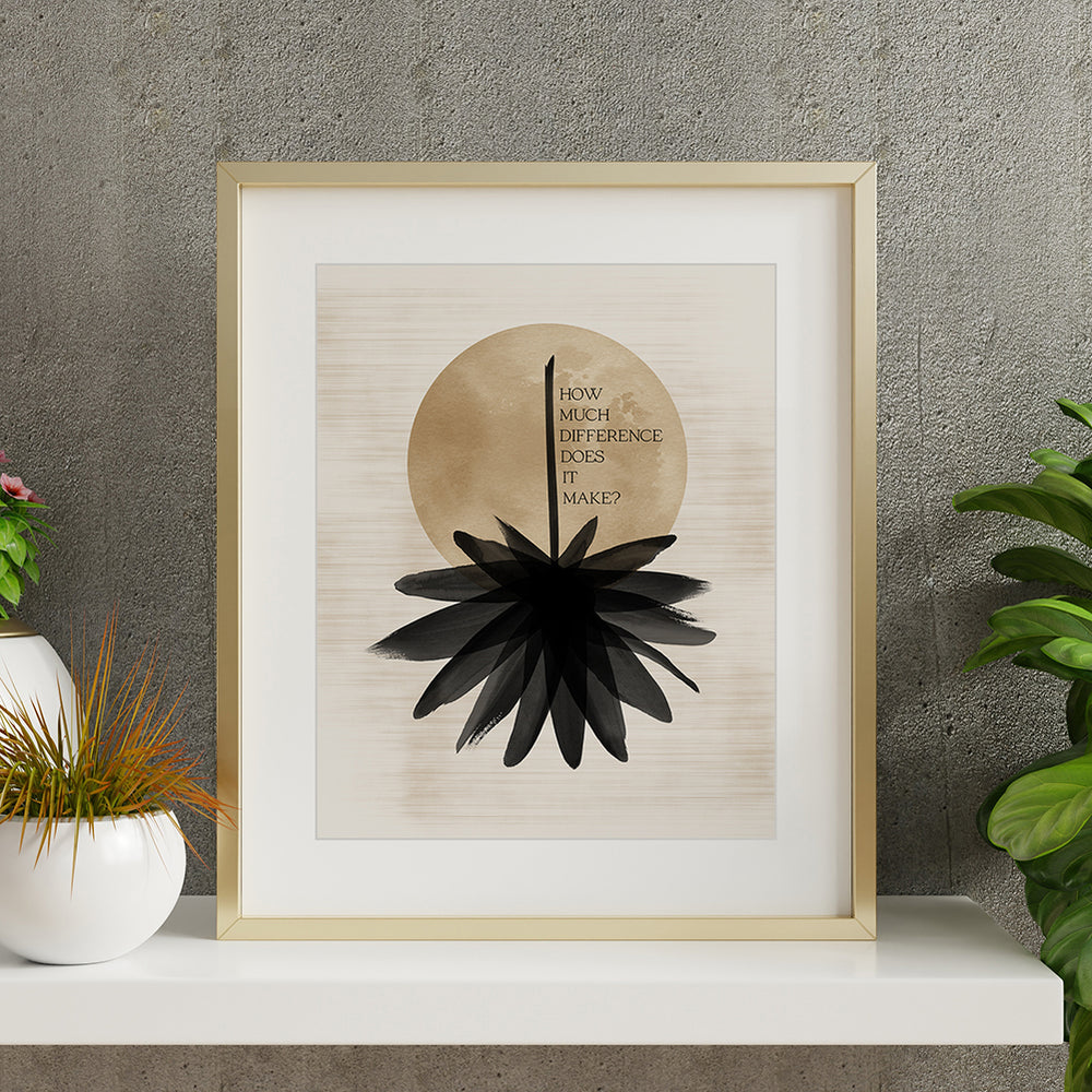 Indifference | Pearl Jam - Song Lyrics Wall Art Print