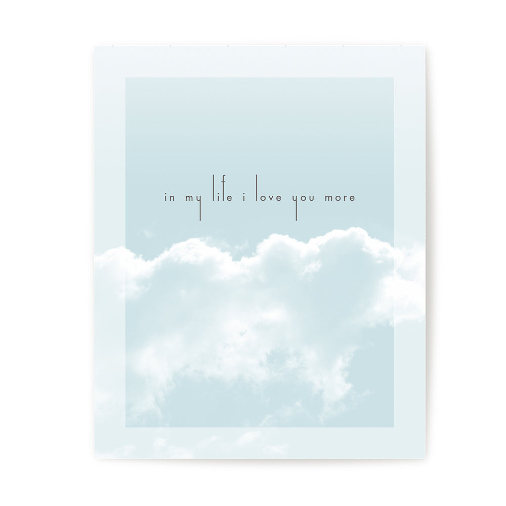 In My Life | The Beatles - Song Lyrics Art Print