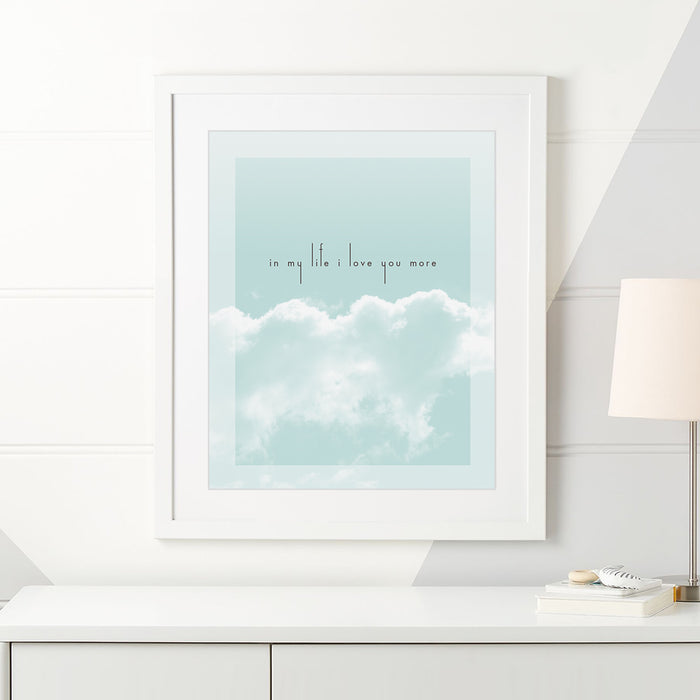 In My Life | The Beatles song lyric art by Lyrical Artworks