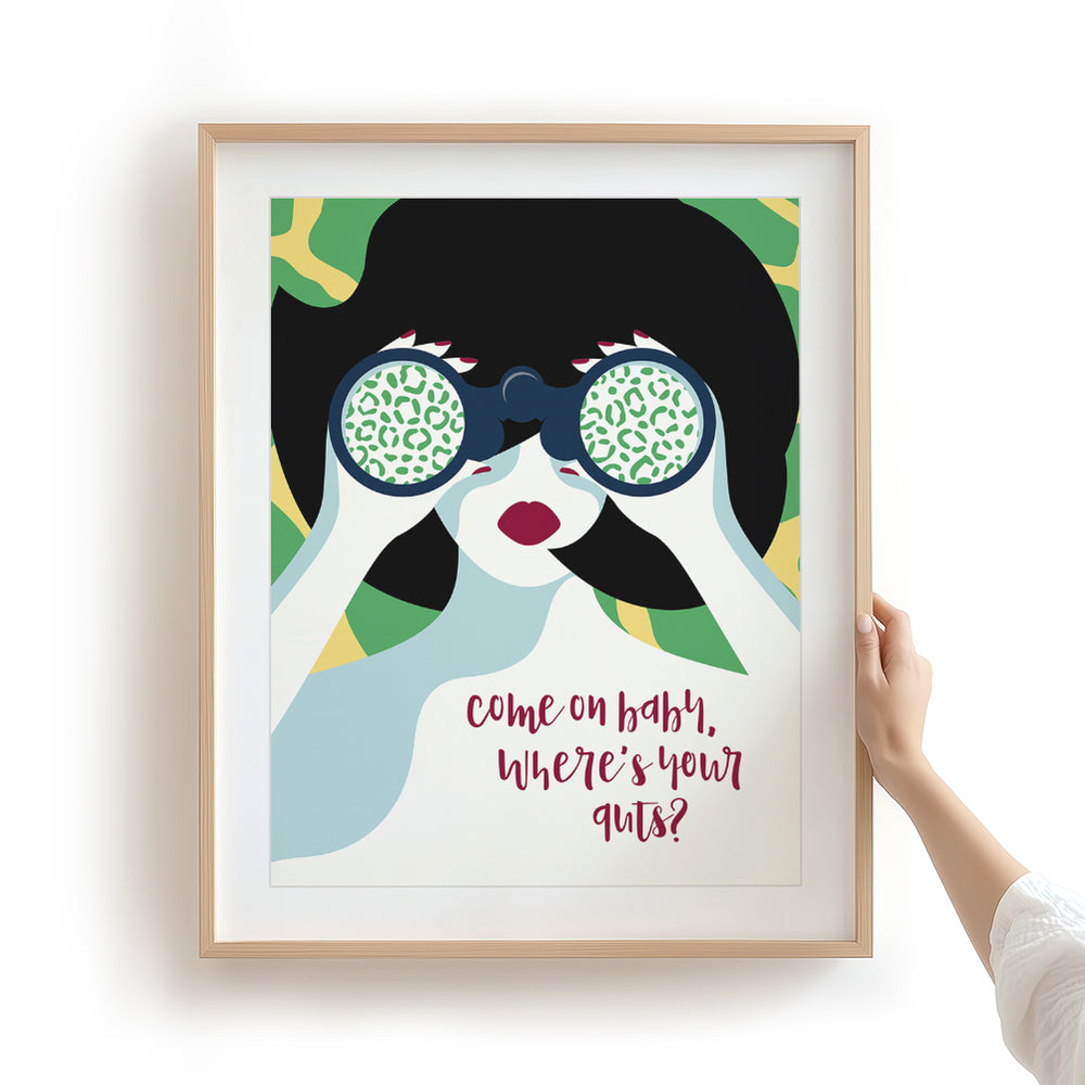 Jungle Love | Morris Day And The Time - Song Lyrics Art Print