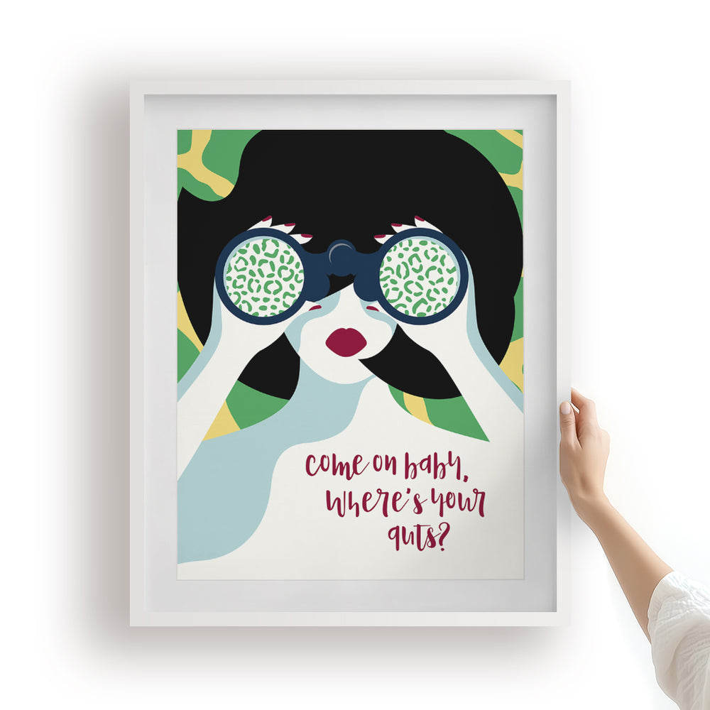 Jungle Love | Morris Day And The Time - Song Lyrics Art Print