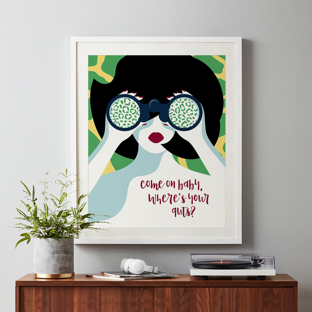 Jungle Love | Morris Day And The Time - Song Lyrics Art Print