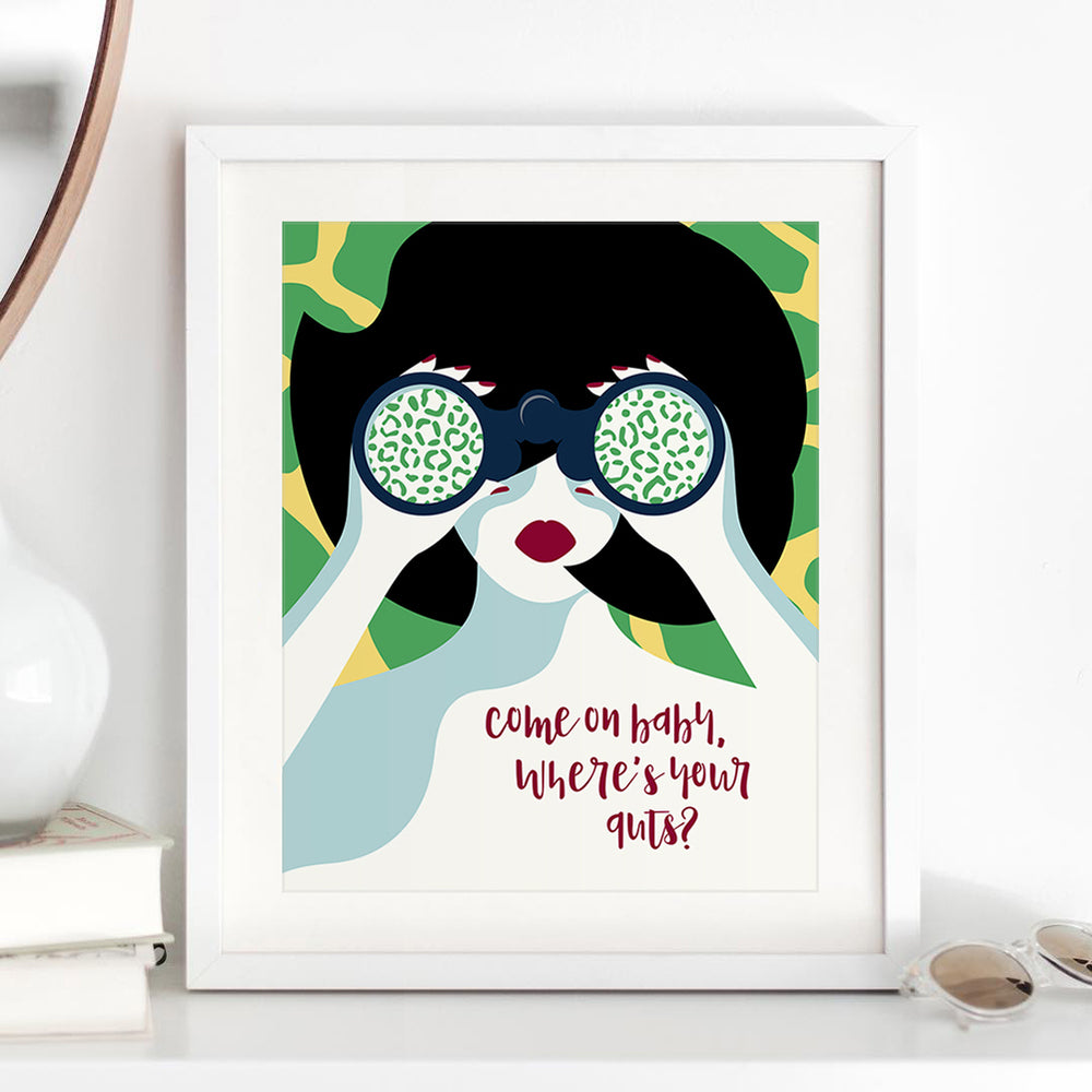Jungle Love | Morris Day And The Time - Song Lyrics Art Print