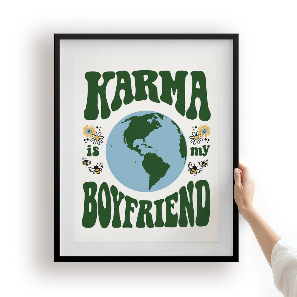 Karma  | Taylor Swift - Song Lyrics Wall Art Print
