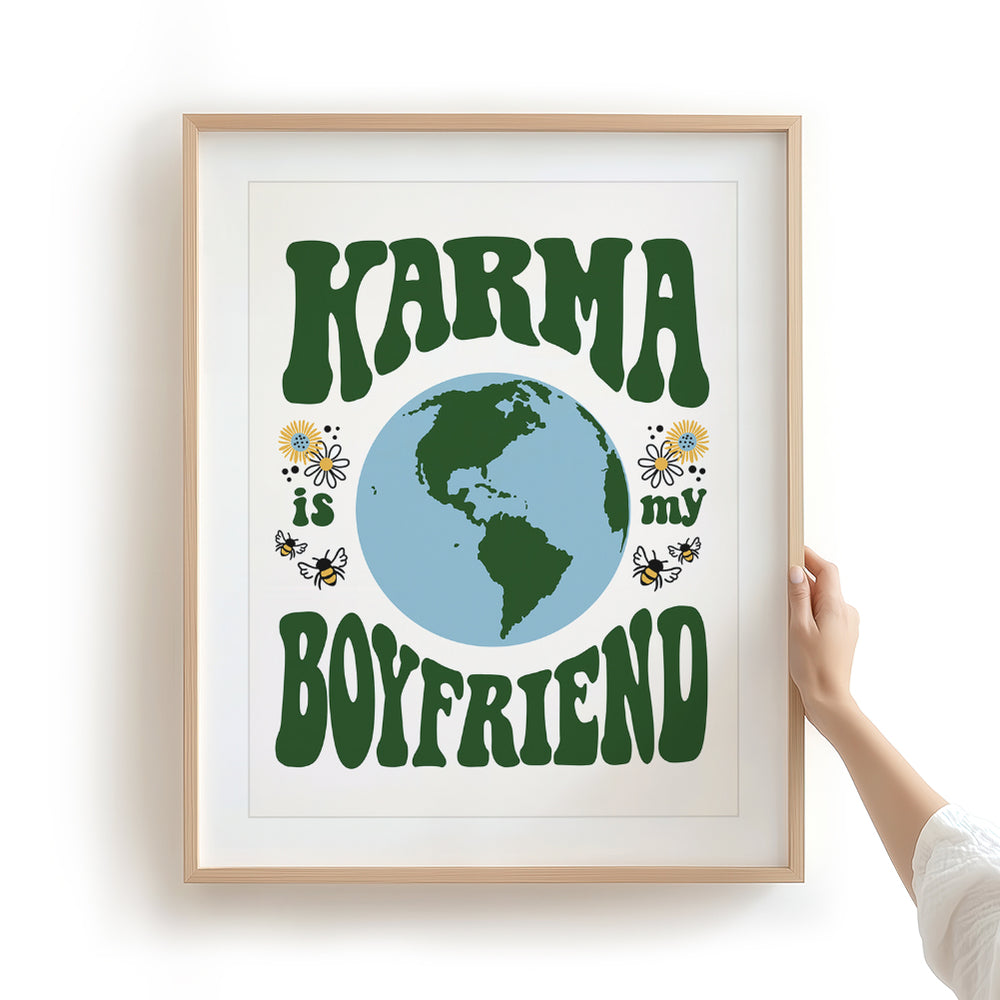 Karma  | Taylor Swift - Song Lyrics Wall Art Print
