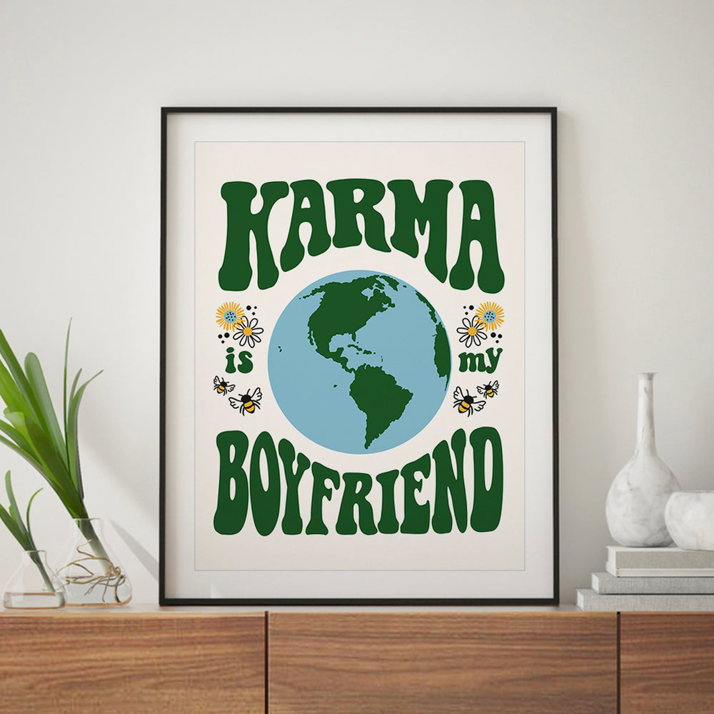 Karma  | Taylor Swift - Song Lyrics Wall Art Print