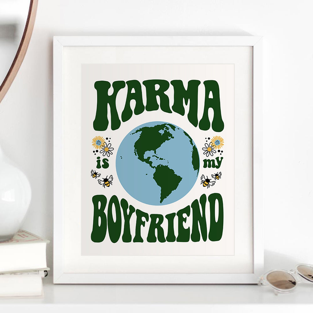 Karma  | Taylor Swift - Song Lyrics Wall Art Print