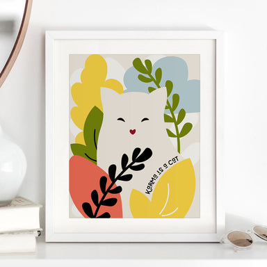 Karma Is A Cat poster