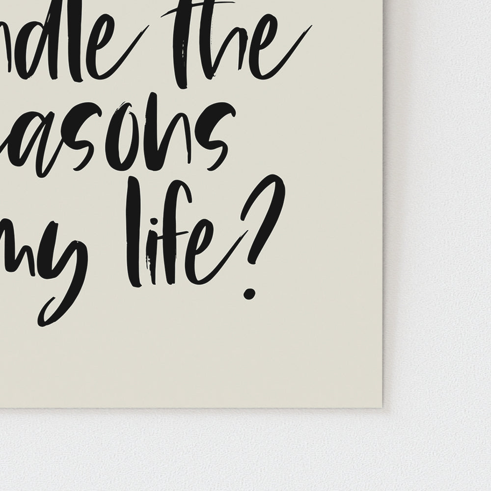 Fleetwood Mac | Landslide - Song Lyrics Wall Art Print